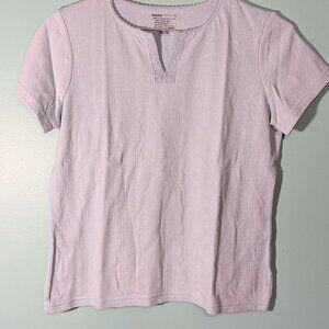 Basic Editions Women's Light Blue Shirt Size Medium